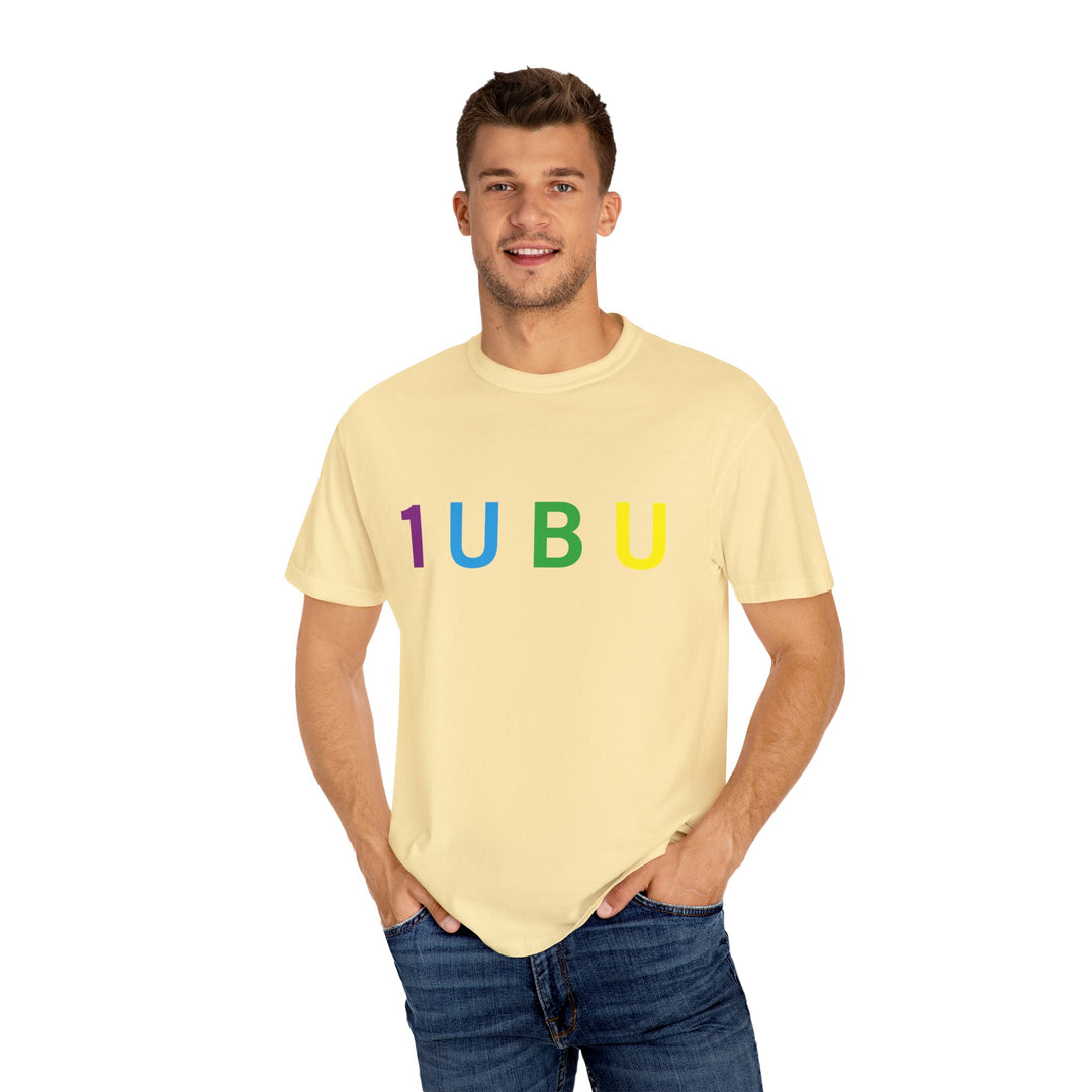 Garment-Dyed T-shirt - 1UBU -with logo on back