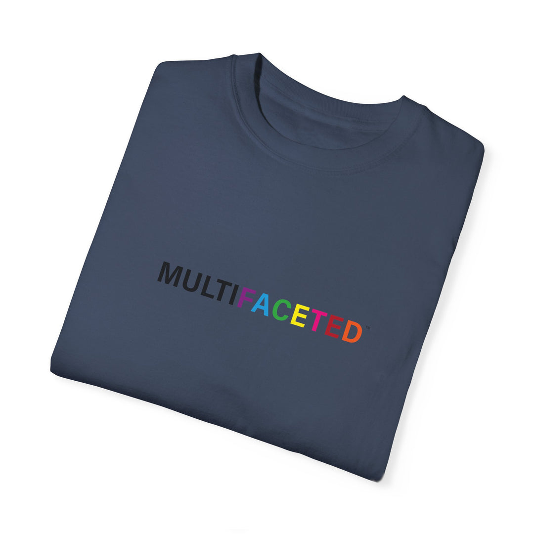 Garment-Dyed T-shirt - MultiFaceted -with logo on back