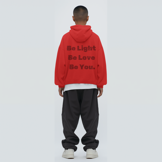 Red Boxy Ultra Soft Hoodie