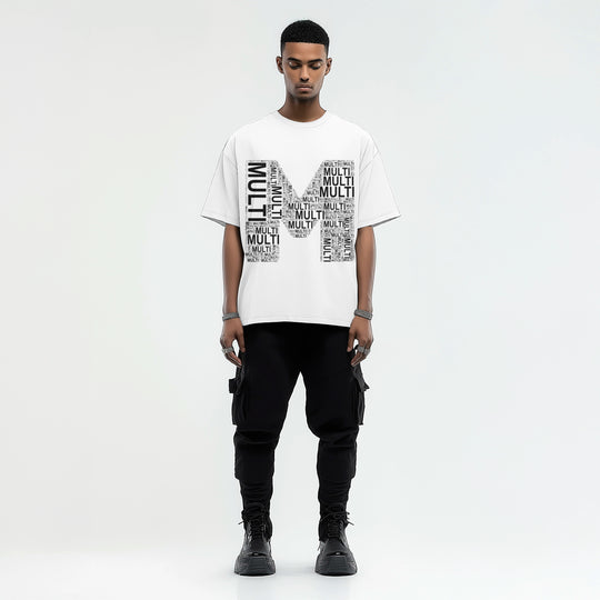 Multifaceted 2 Oversized Drop-Shoulder Tee