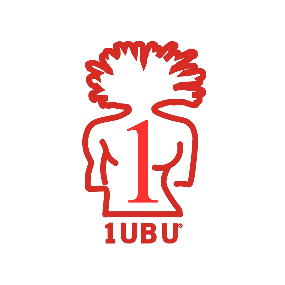 Red logo of a person with a number 1 on a white background, featuring the text '1UBU'.