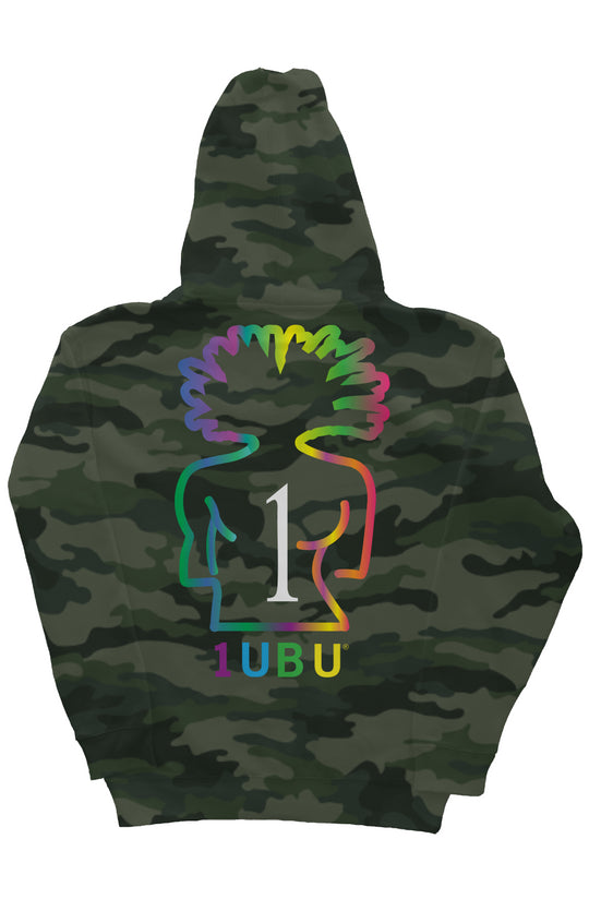 Camo Heavyweight Hoodie - Logo 
