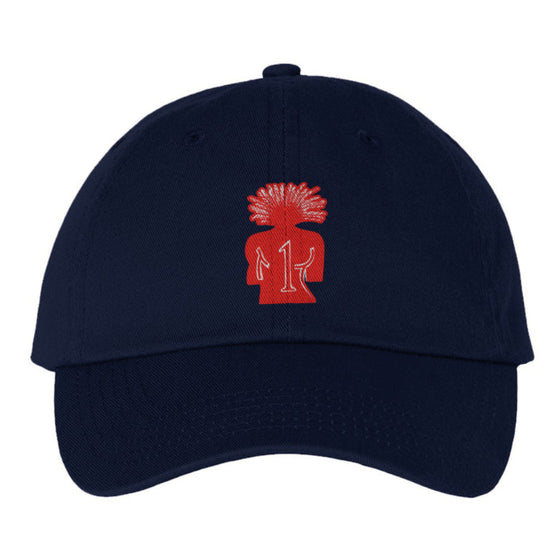 1UBU Bio-Washed Dad Hat - Embroidered Logo Baseball Hat