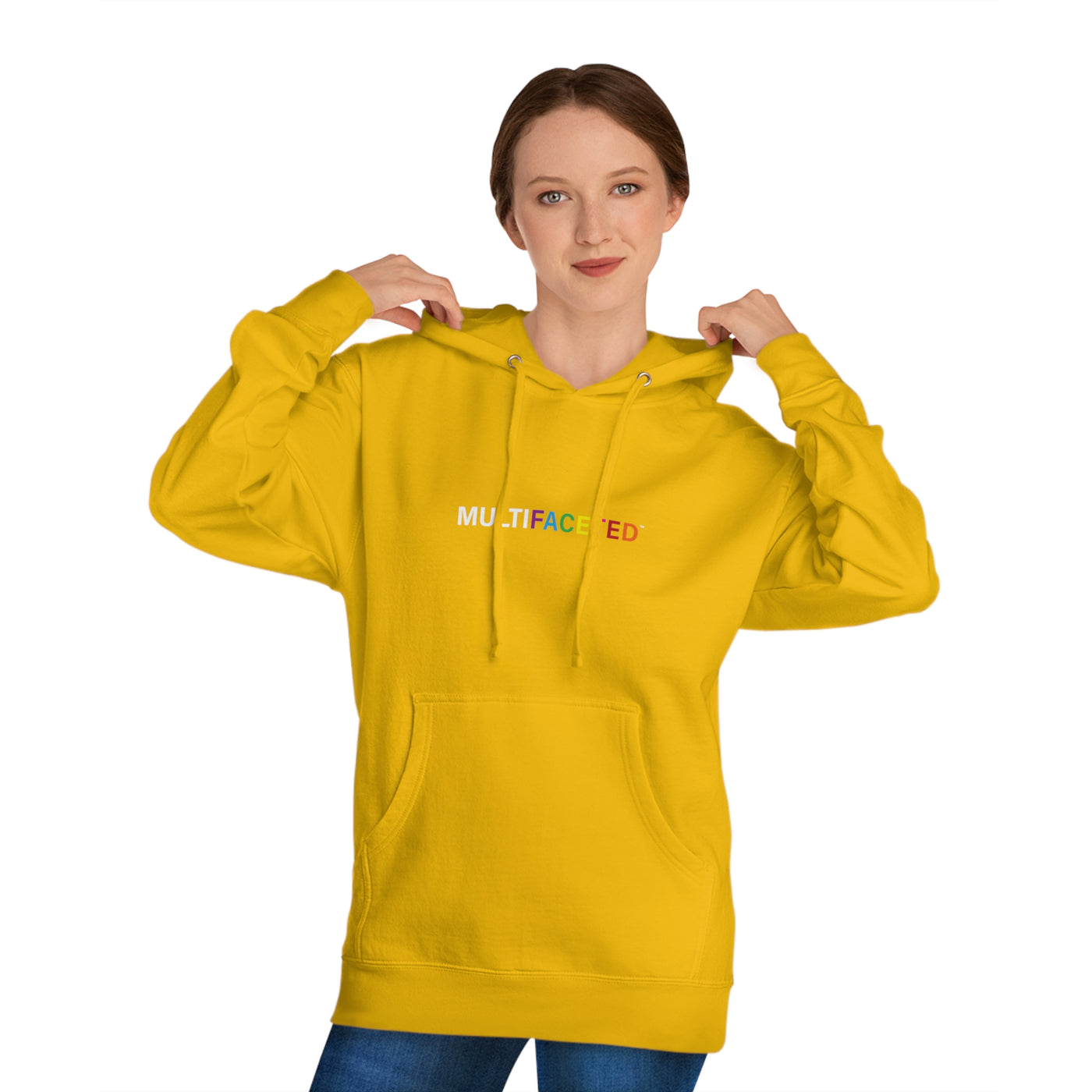 Unisex Hooded Sweatshirt - Colorful Hoodie - Multifaceted Hoodie