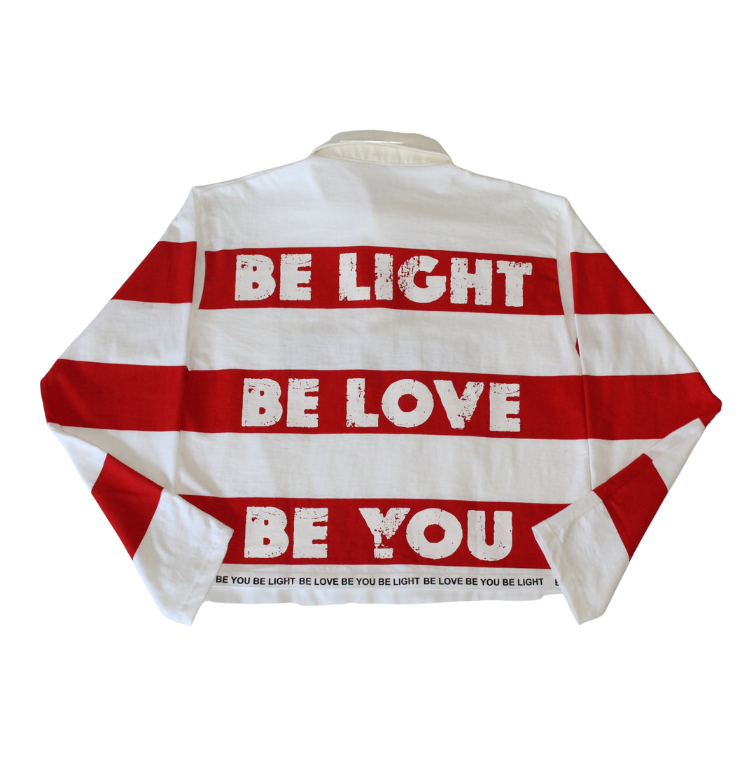 Red Stripe Modern Rugby Shirt
