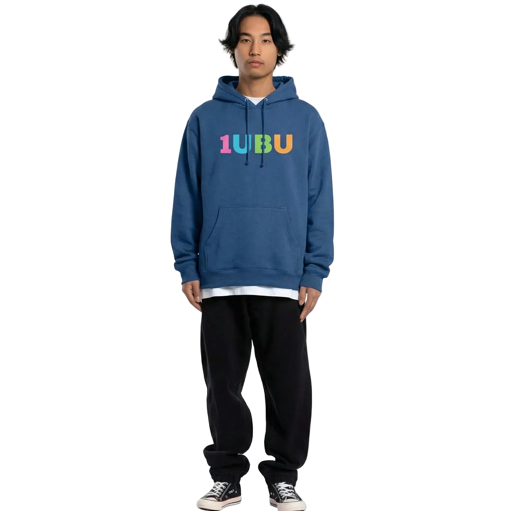 Heavyweight hoodie in blue