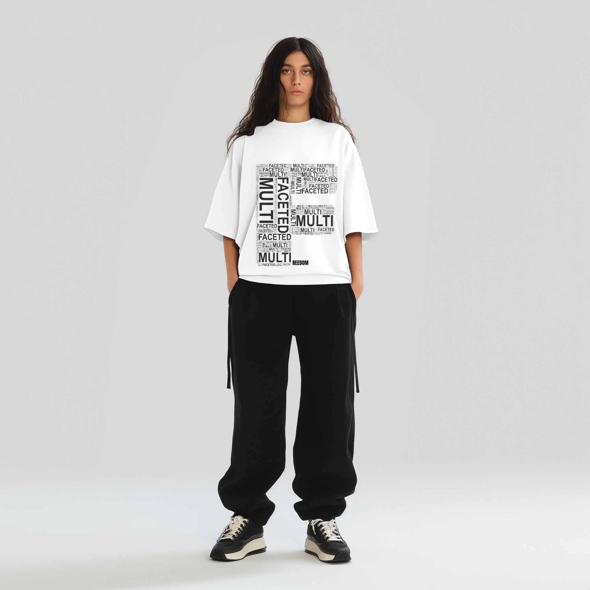 Freedom - Oversized Garment Washed T'shirt