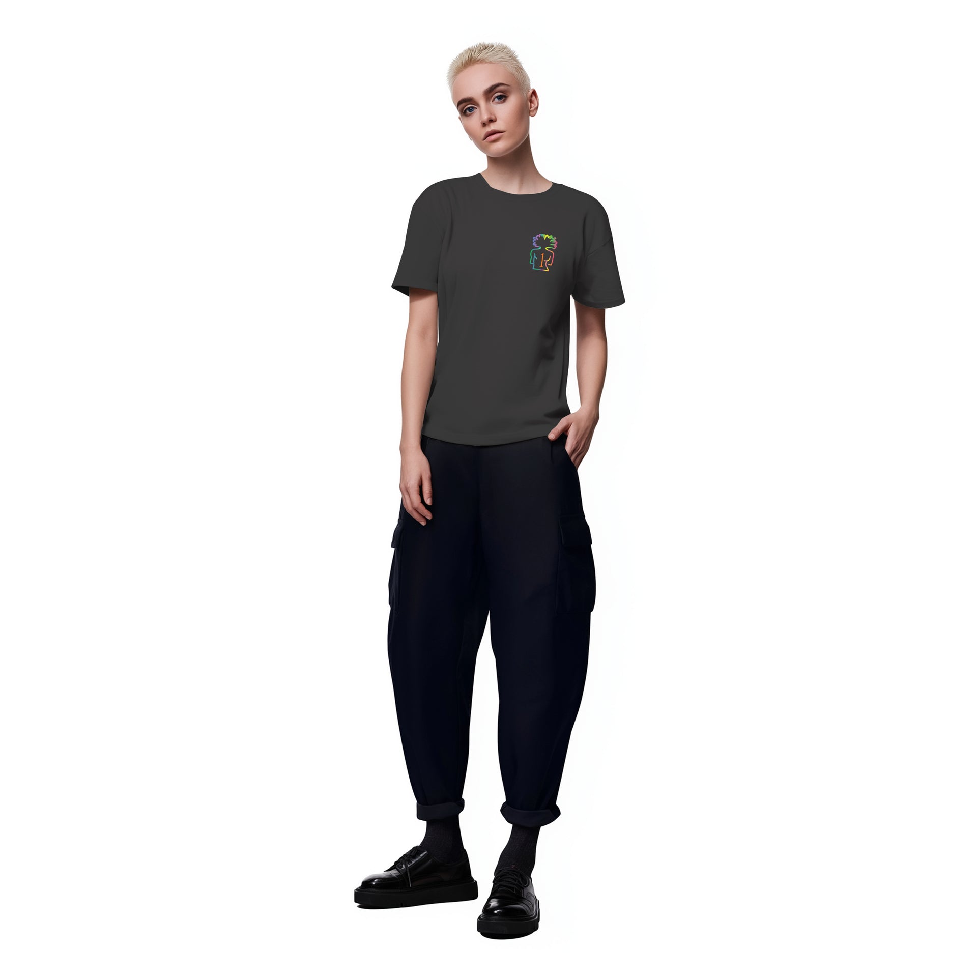 Embroidered Boxy T'shirt