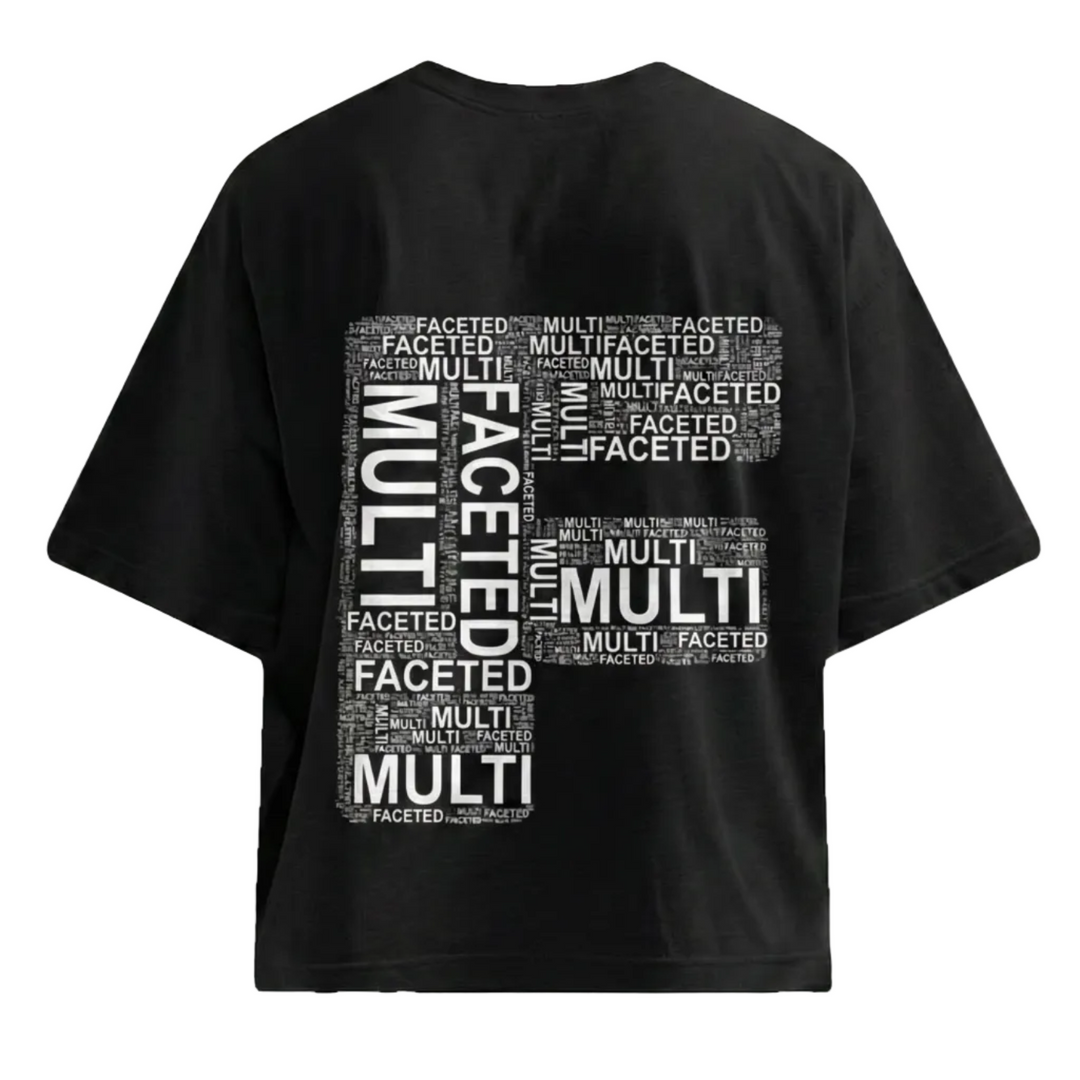 Streetwear Crop Tee - Oversized Drop shoulder Graphic Tee