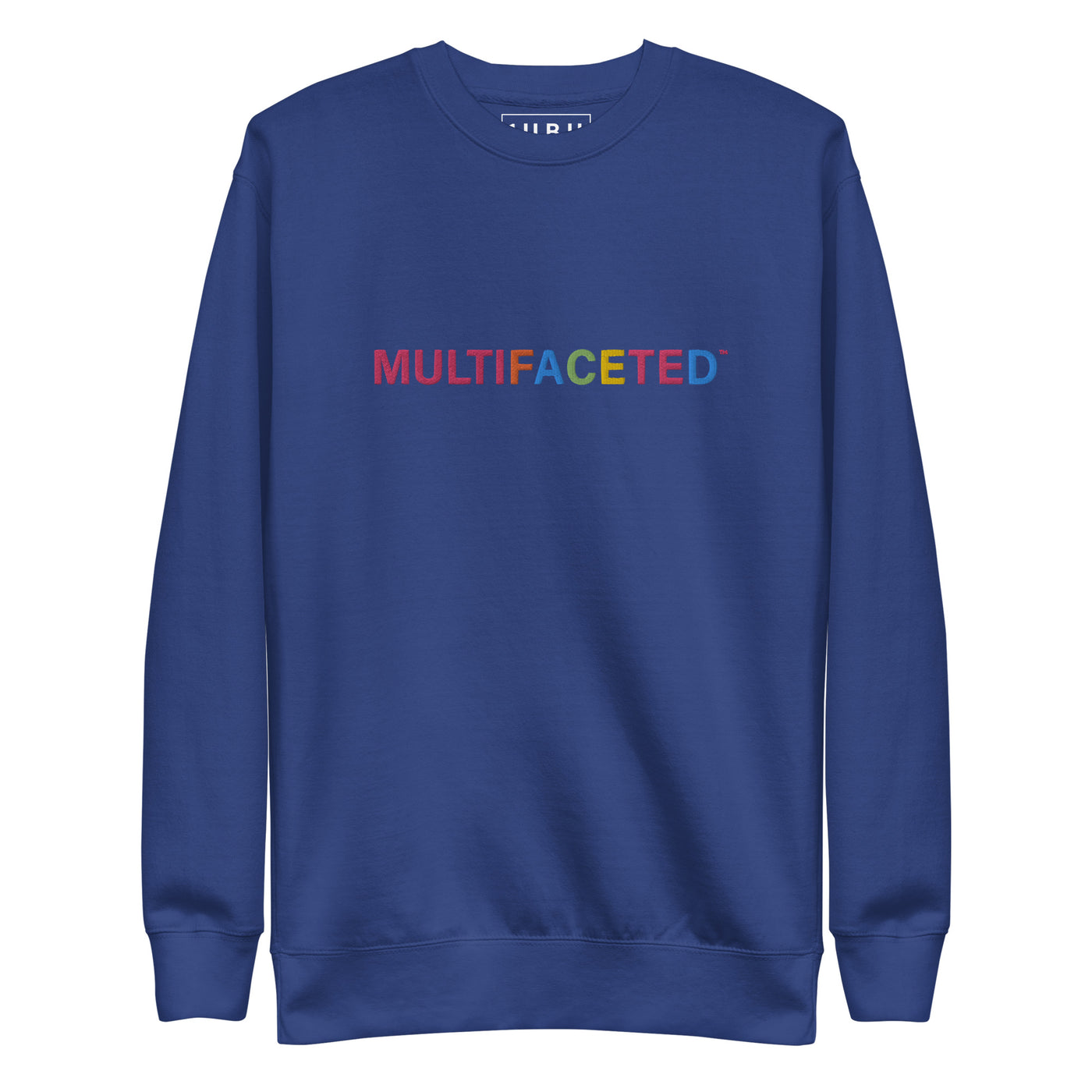 Embroidered crewneck Sweatshirt - Multifaceted