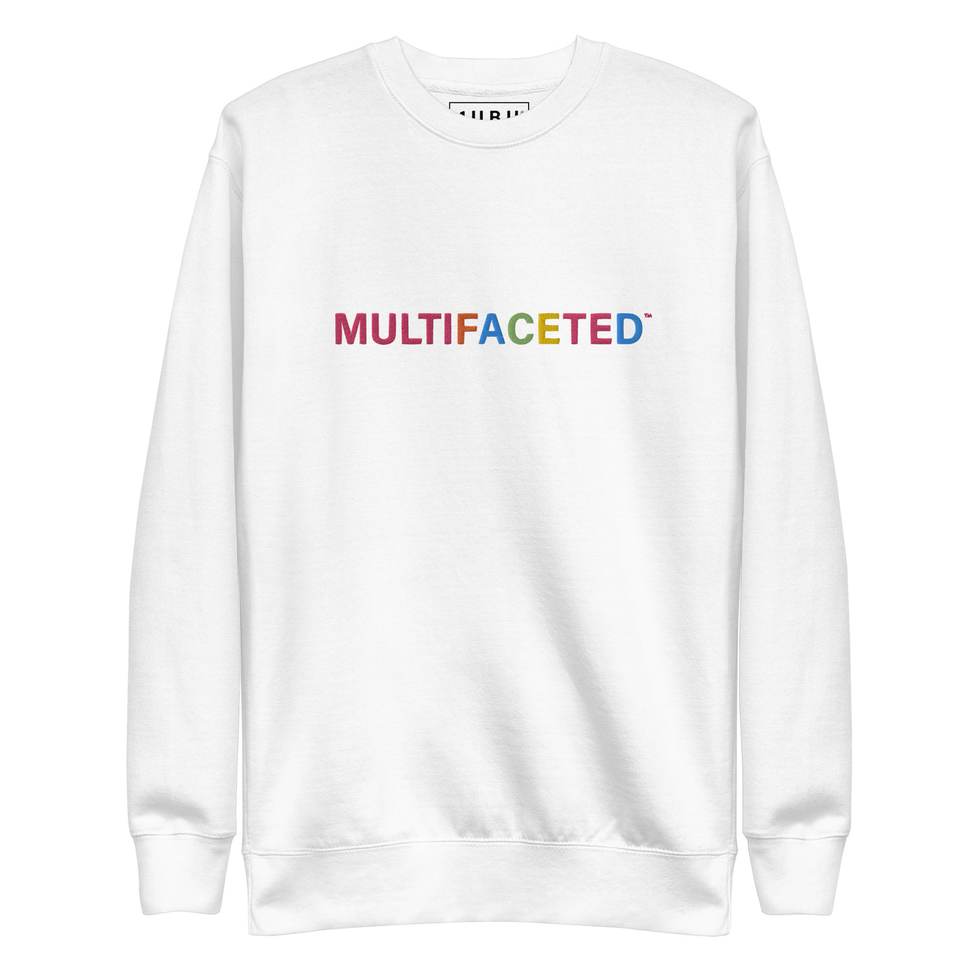 Embroidered crewneck Sweatshirt - Multifaceted